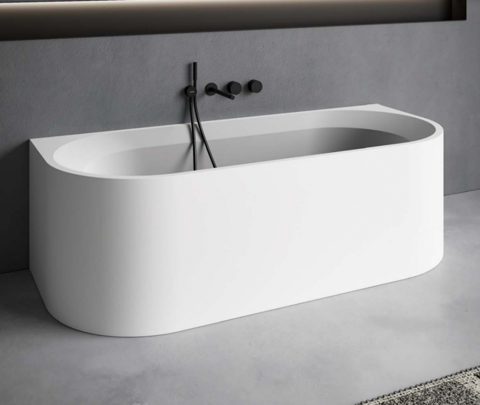 Ванна Antonio Lupi OASI OASI60 170х75 см из материала Cristalplant отдельностоящая, пристенная, в нишу или в угол ФОТО