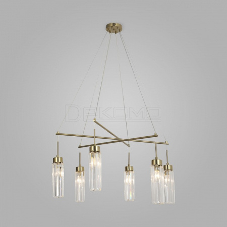 Подвесная люстра Gilian 60163/6 латунь