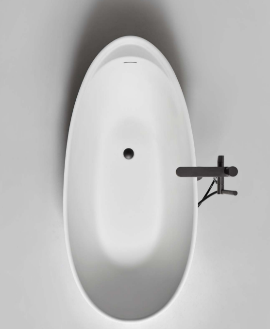 Ванна отдельностоящая Antonio Lupi ECLIPSE SMALL ECLIPSES 160х75 см из материала Cristalplant ФОТО