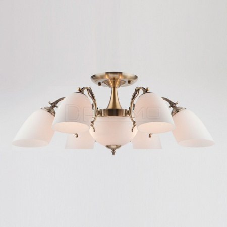 Потолочная люстра 22010/6+2 античная бронза