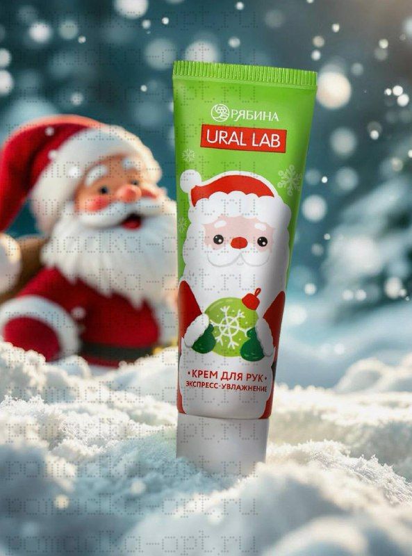 Крем для рук экспресс-увлажнение «Милый Дед Мороз», 30 мл,