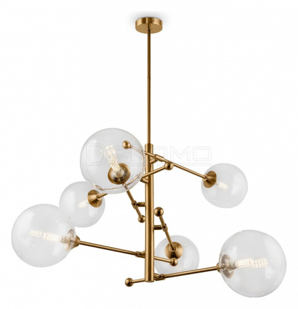 Люстра на штанге Maddison FR5115PL-06BZ