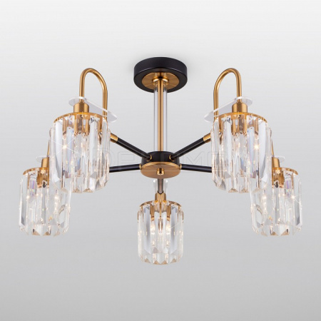 Люстра на штанге Tenia 70090/5 черный