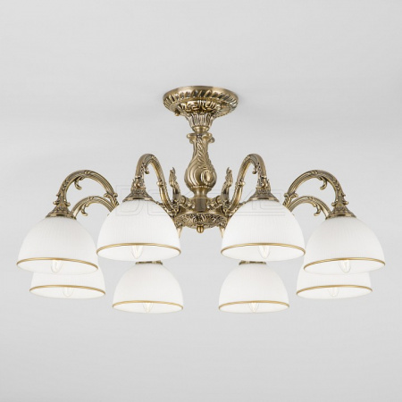 Люстра на штанге Caldera 60106/8 античная бронза