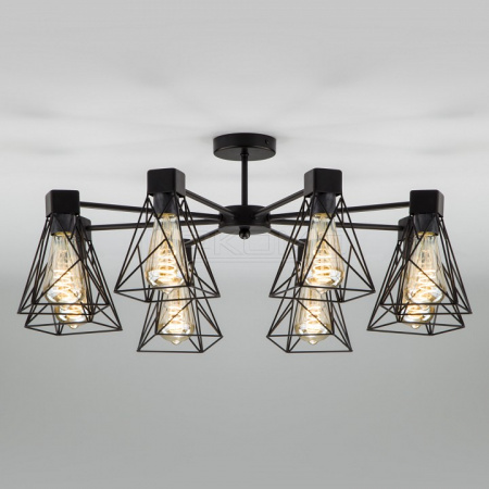 Люстра на штанге Trappola 70107/8 черный