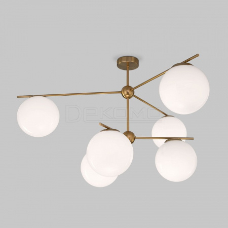 Люстра на штанге Marbella 60147/6 латунь