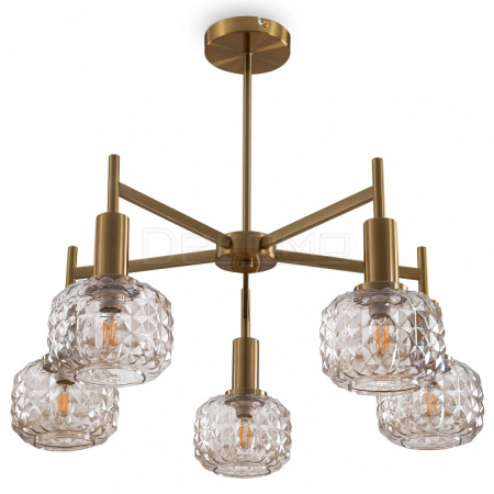 Люстра на штанге Fero FR5366CL-05BS
