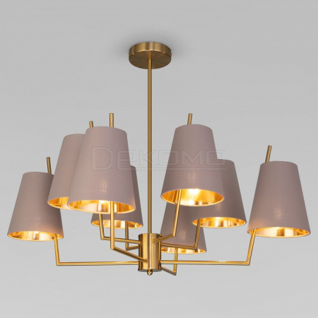 Люстра на штанге Topanga 60173/8 латунь