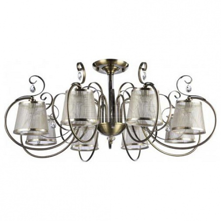 Люстра на штанге Simone FR2020-CL-08-BZ