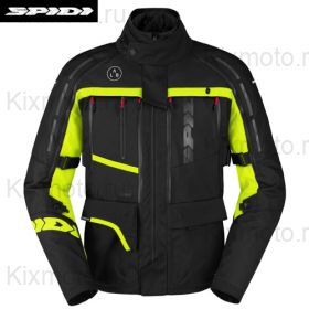 Мотокуртка Spidi 4 Season V3 H2Out, черно-желтая