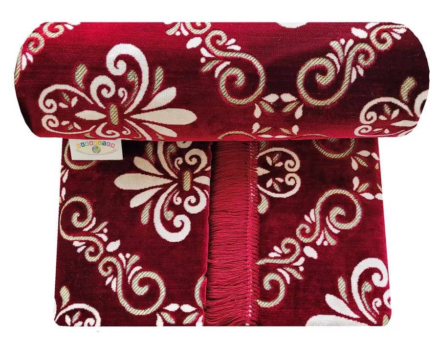 Комплект ковровых дивандеков (220х160;2 накидки(90х160),бордовый