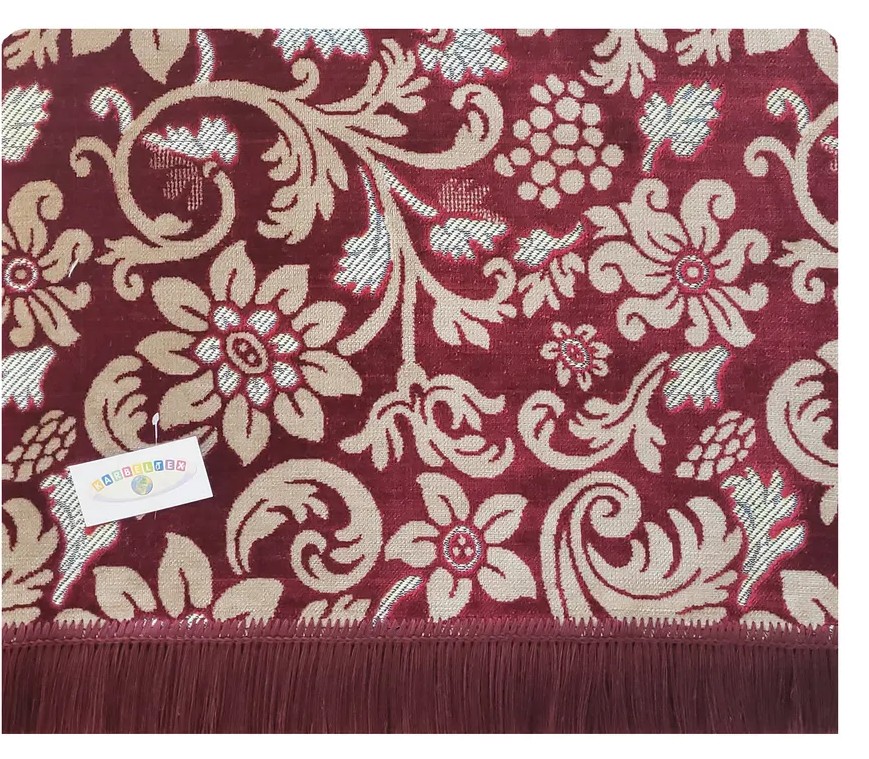 Ковровое покрывало , дивандек 180х220 см.,Бордовый
