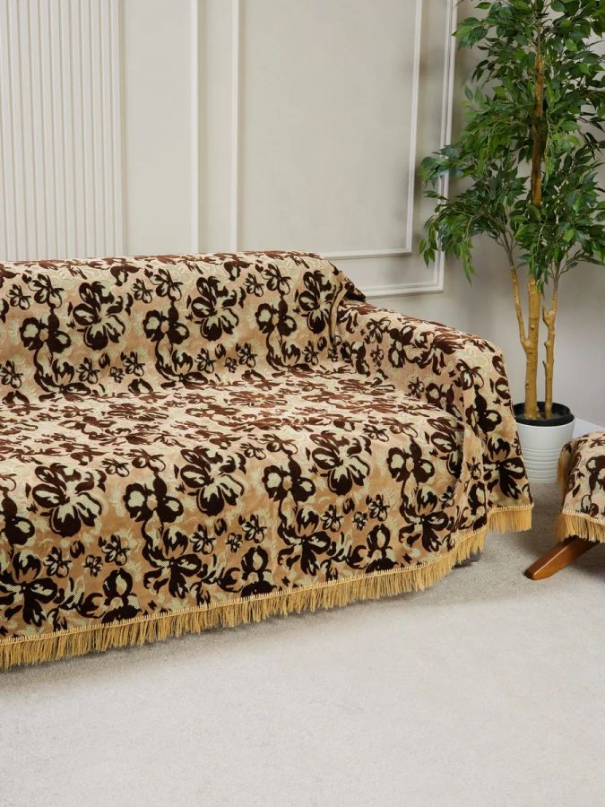 Ковровое покрывало , дивандек 160х220 см., бежевый