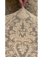 Чехол на 3-х местный диван  без оборки Жаккард  ,Кофе с молоком