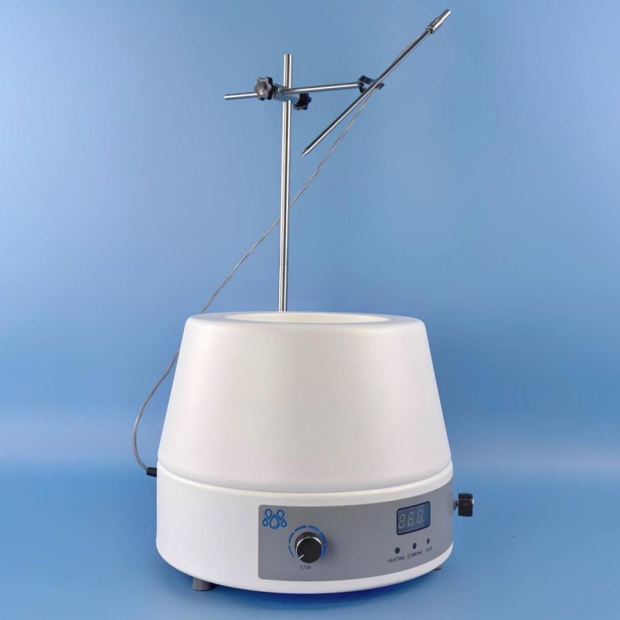 Колбонагреватель с магнитной мешалкой Labdevices-1000DS на 1000 мл, с цифровым дисплеем и внешним датчиком температуры