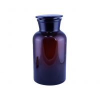 Склянка (штанглас) Labdevices, 5000 мл, темное стекло, с притёртой пробкой, широкое горло