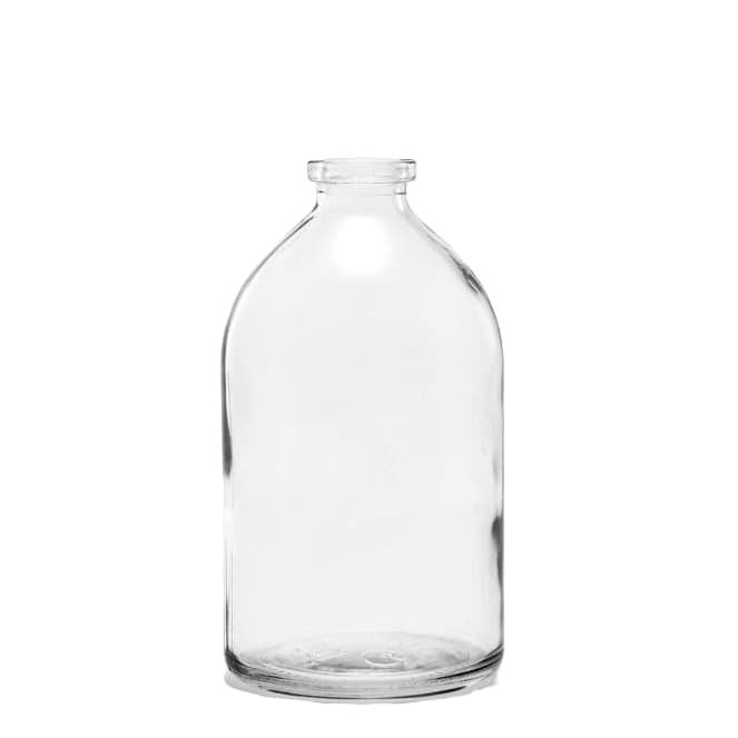 Флакон инъекционный Labdevices-ФЛС1-100, 100 мл, светлое стекло, гладк., горло G20, 63 шт/упак