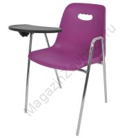 Стул антивандальный Венеция с ручкой и с пюпитром