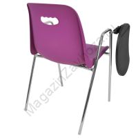 Стул антивандальный Венеция с ручкой и с пюпитром