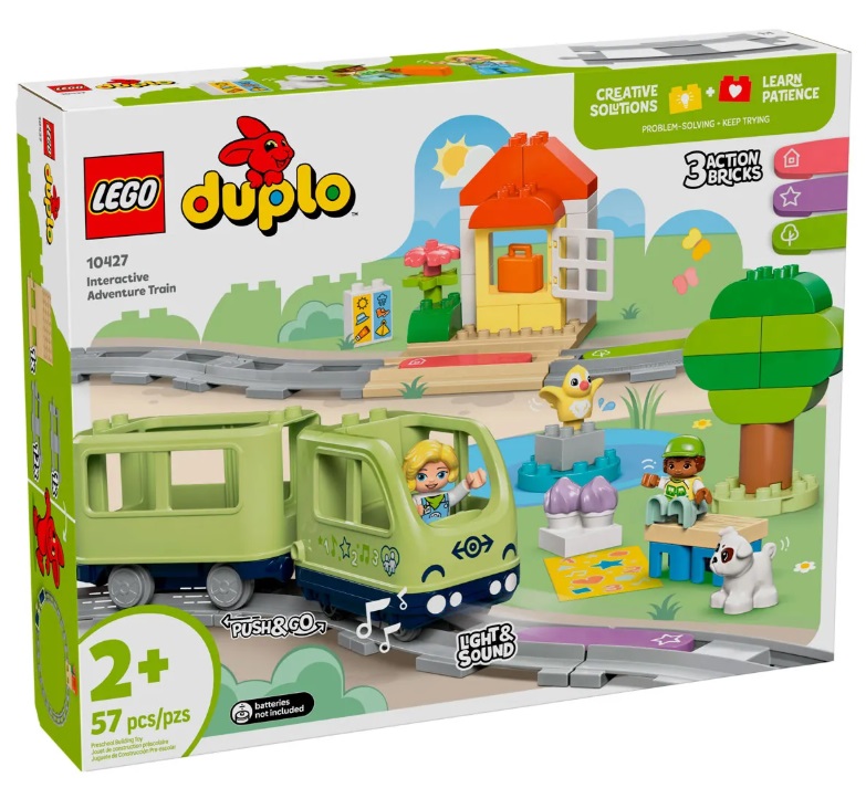 Конструктор LEGO DUPLO 10427 Интерактивный поезд приключений