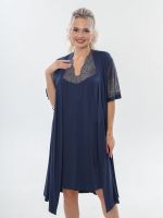 Каролина женский пеньюар [синий]