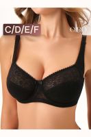 Бюстгальтер кружевной OIRO Agata 2821 [черный]
