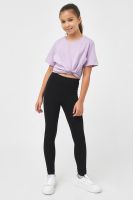 Леггинсы для девочек 147719 [черный]