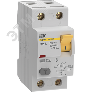 УЗО IEK 2/32А