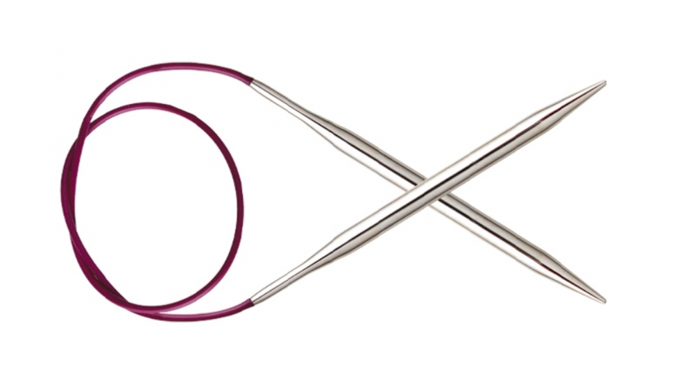 Спицы круговые Nova Metal  KnitPro на леске 40 см (KNPR)