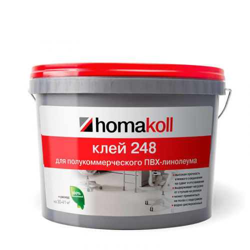 Клей Homakoll 248 для линолеума 14 кг