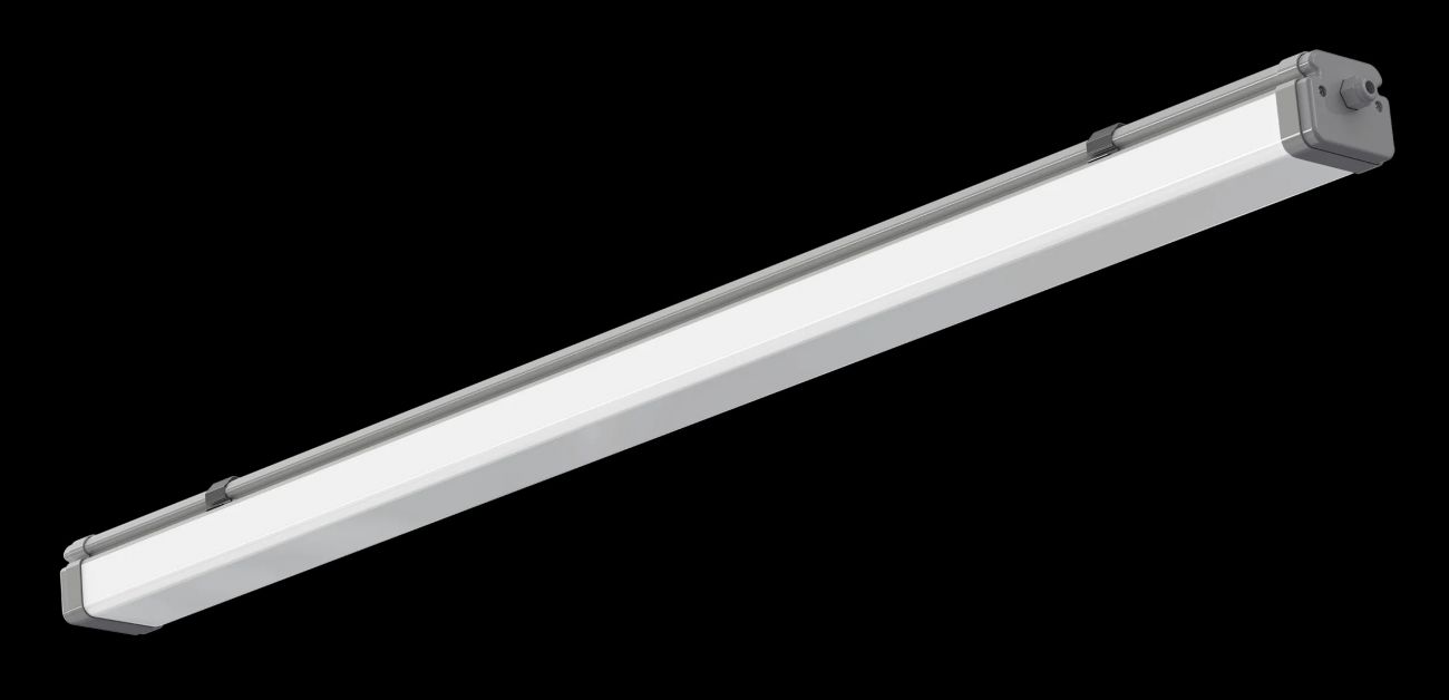 CSVT SLIM-TUBE-A 38 1270х83х70 CRI80 6500 milky IP67 серый с БАП на 3 часа LUXDATOR