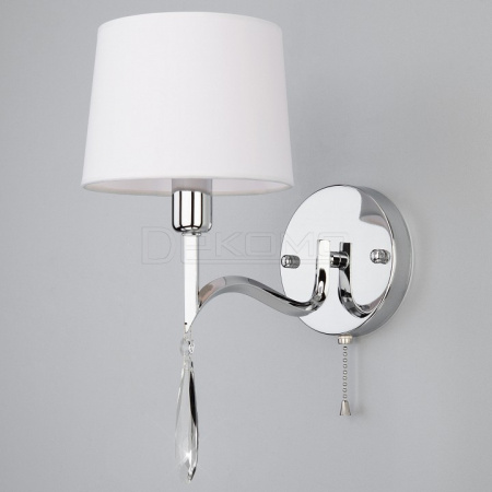 Бра Madera 10127/1 хром/прозрачный хрусталь Strotskis (10093/1)