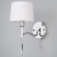 Бра Madera 10127/1 хром/прозрачный хрусталь Strotskis (10093/1)