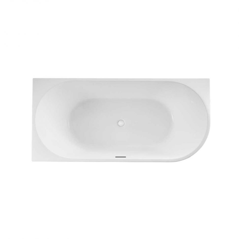 Угловая акриловая ванна Vincea слив-перелив в комплекте VBT-402-1800 ФОТО