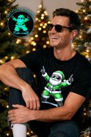 8581 футболка унисекс [черный+дедМ зеленый]