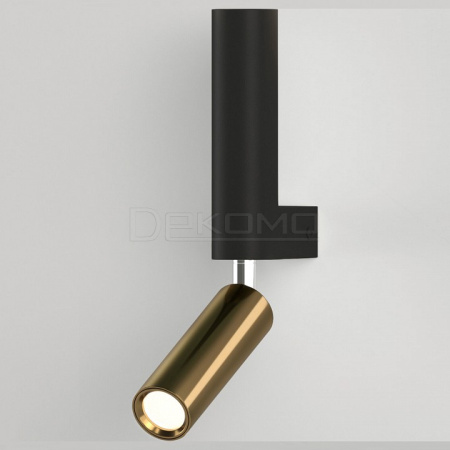 Бра с подсветкой Pitch 40020/1 LED черный/латунь
