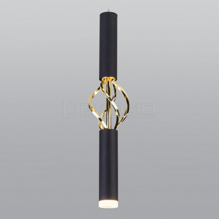 Подвесной светильник Lance 50191/1 LED черный/золото