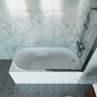 Ванна пристенная акриловая Vincea VBT-2A150-LG 150х75 см с ножками схема 7 Ванна пристенная акриловая Vincea VBT-2A150-LG 150х75 см с ножками схема 7