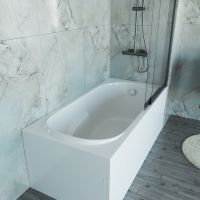 Ванна пристенная акриловая Vincea VBT-2A150-LG 150х75 см с ножками схема 5 Ванна пристенная акриловая Vincea VBT-2A150-LG 150х75 см с ножками схема 5