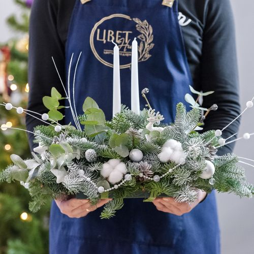 Новогодняя композиция из нобилиса