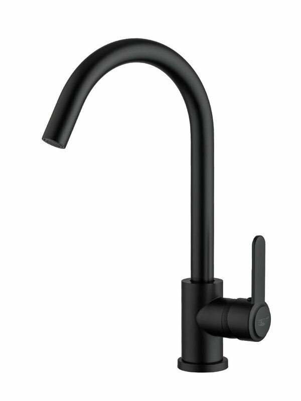 Mətbəx kranı (lavabo) Frud R42052-12 mat qara