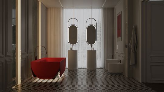 Отдельностоящая ванна Salini ARIA 1051101 190х90 схема 9