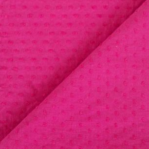 Батист с мушками, цвет ярко-розовый 50х35 см