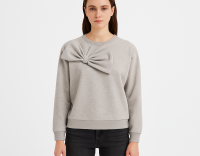 Лонгслив с бантиком Арт. 2005 [серый]