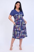 Халат 6088 [синяя полоса]