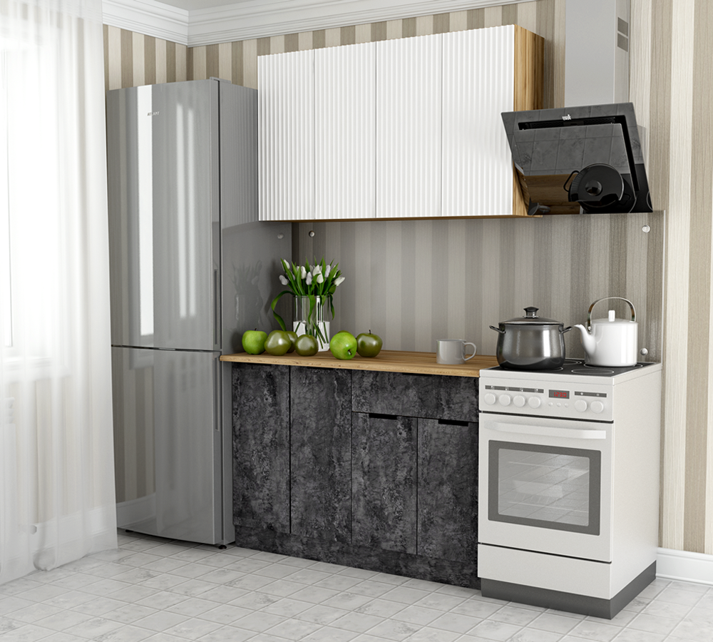 Кухня МДФ Валенсия 1,2