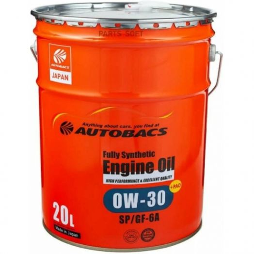 AUTOBACS API SP ILSAC GF-6A  0W-30, 20л