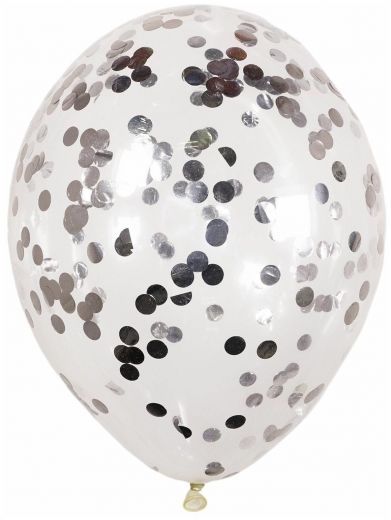 Конфетти серебро