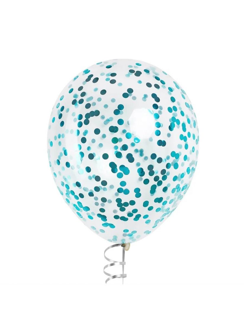 Конфетти голубой