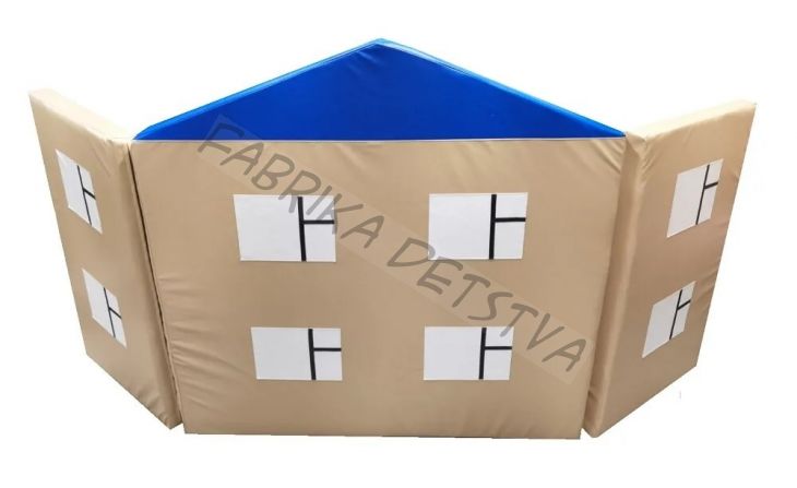 Мягкий Игровой модуль "Ширма-Дом"